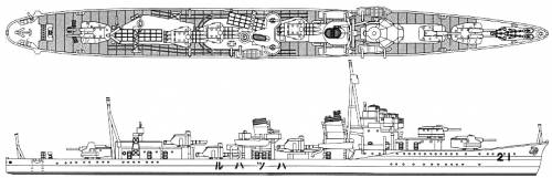 IJN Hatsuharu (Destroyer) (1933)