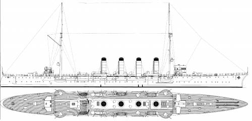 IJN Hirado [Protrctrd Cruiser] (1914)