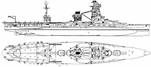 IJN Hyuga [Battleship] (1944)