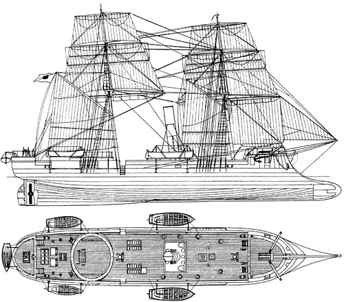 IJN Kotetsu (ex CSS Stonewall Jackson Ironclad) (1869)
