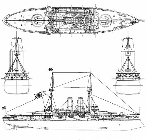 IJN Mikasa (Batleship) (1905)