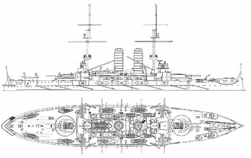 IJN Mikasa (Battleship) (1905)