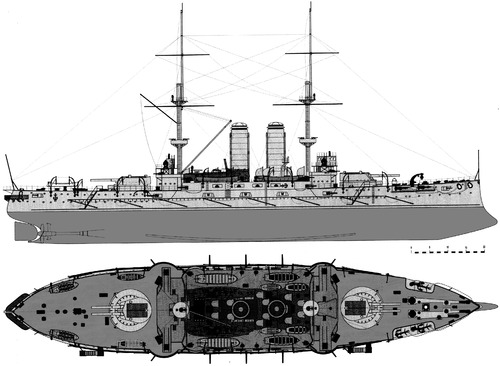 IJN Mikasa [Battleship] (1905)