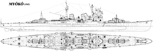 IJN Myoko (Heavy Cruiser) (1945)