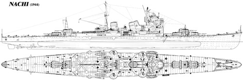 IJN Nachi (Heavy Cruiser) (1944)