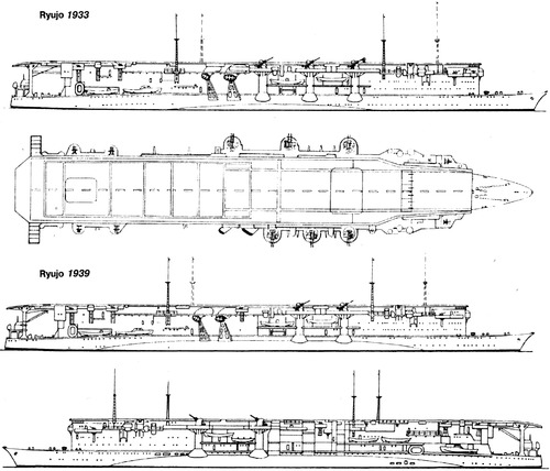 IJN Ryuho -39 (Aircraft Carrier) (1933)