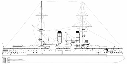 IJN Tango [ex Russia Poltava Battleship] (1907)