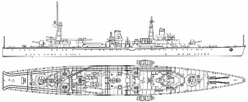 IJN Tsugaru (Submarine Tender) (1944)