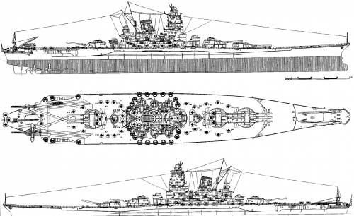 IJN Yamato [Battleship] (1944)