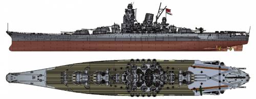IJN Yamato [Battleship] (1945)