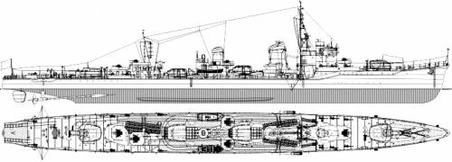 IJN Yukikaze [Destroyer] (1945)