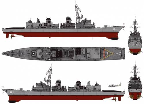 JMSDF DD-101 Murasame (Destroyer)
