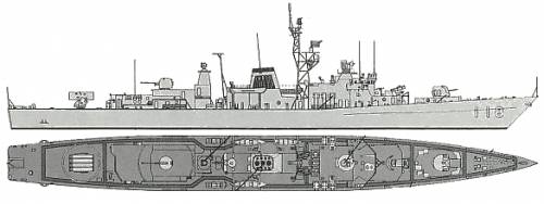 JMSDF DDH-118 Murakumo (Destroyer)
