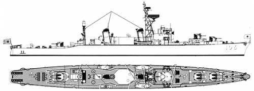 JMSDF Shikinami DD-106 (Destroyer)