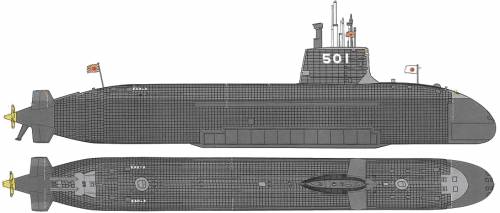JMSDF Soryu SS-501 (Submarine)