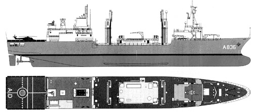 Hr.MS. Amsterdam A836 (Auxiliary Replenishment Ship)