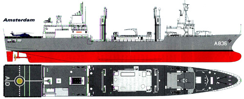 Hr. Ms. Amsterdam A836 (Replenishment Ship) (2009)