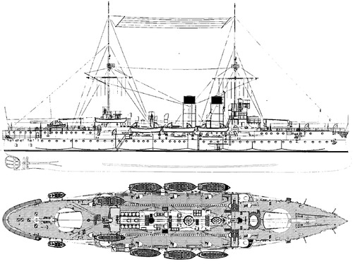 Hr.MS De Zeven Provincien (Coastal Defense Ship) (1909)