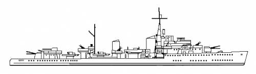 RNN ZH-1 (Destroyer) Netherlands (1941)