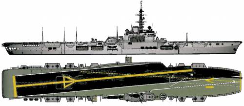ARA Independencia V-1 (Aircraft Carrier ex HMCS Warrior) (1963)