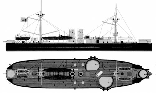 China -Ting Yuen [Battleship] (1890)