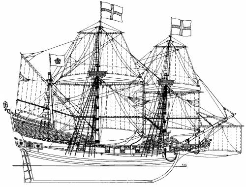English Galleon 1588