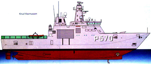 HDMS Knud Rasmussen P570 (Patrol Vessel)
