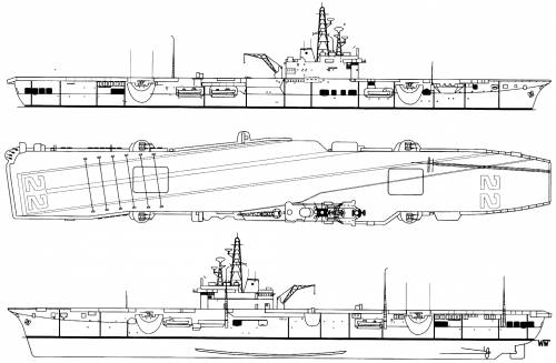 HMCS Bonaventure CVL-22 (Light Carrier) (1958)