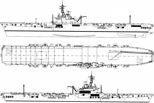 HMCS Magnificent CVL-21 (Light Carrier) (1950)