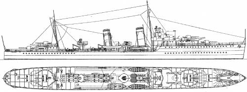 HMCS Restigouche [ex HMS Comet Destroyer] (1938)