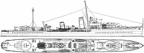 HMCS Restigouche [ex HMS Comet Destroyer] (1942)