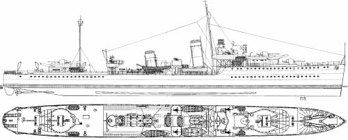HMCS Restigouche [ex HMS Comet Destroyer] (1944)