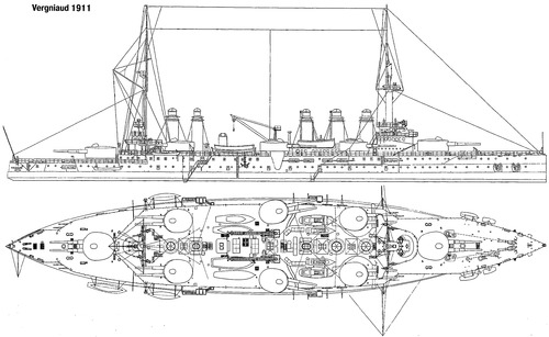 HMF Vergniaud (Battleship) (1911)