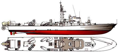 INS Atzmaut (Saar 4 Missile Boat)