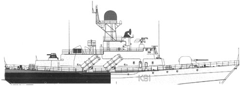 INS Pralaya Chamak class Tarantul Missile Boat