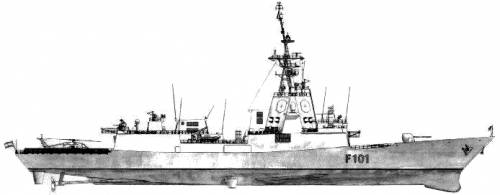 Ivaro de Bazin (F100 Class Frigate) - Spain