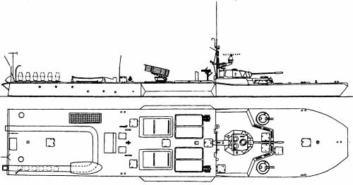 NMS Rahova F-176 [Brutar class Armoured Patrol Boat]