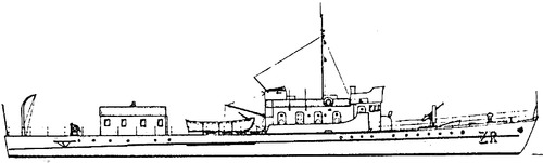 ORP Zuraw (Jaskolka-class Minesweeper) (1948)