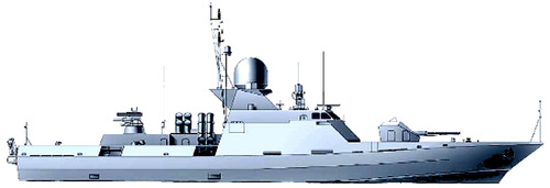OSSR Katran Project 20970 Missile Gun Boat