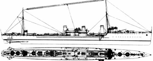 Peru - Almirante Guise (Destroyer) (1917)