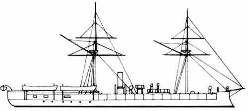 Peru - Huascar (Battleship Second Class) (1867)