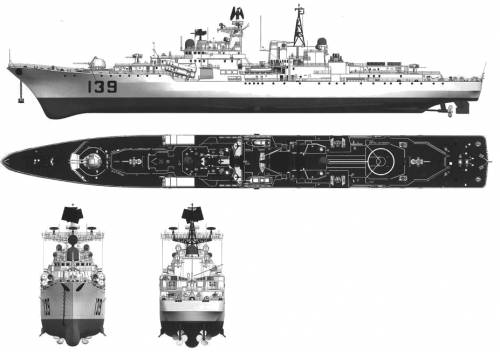PLA DDG-139 Ningbo (Type 956EM Destroyer)