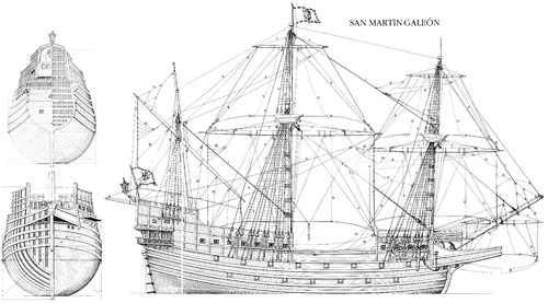PNS San Martin 1580 (Galeon)