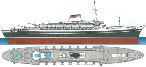 SS Andrea Doria 1956 (Ocean Liner)