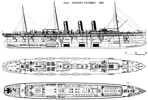 SS Augusta Victoria (Passenger Ship) (1889)