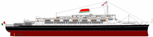 SS Cristoforo Colombo [Ocean Liner] (1955)