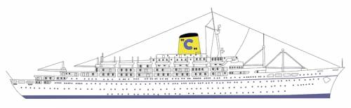 SS Federico Costa [Ocean Liner] (1958)