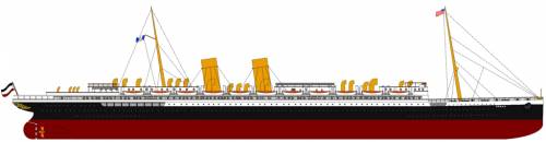 SS Hansa [ex SS Deutschland Ocean Liner] (1922)