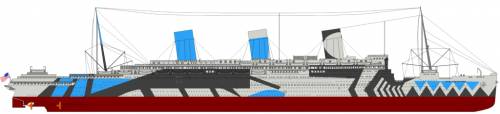 SS Leviathan [ex SS Vaterland Ocean Liner] (1917)