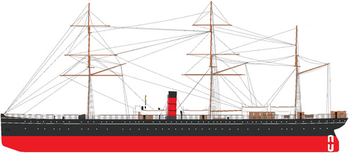 SS Parthia 1870 (Ocean Liner)